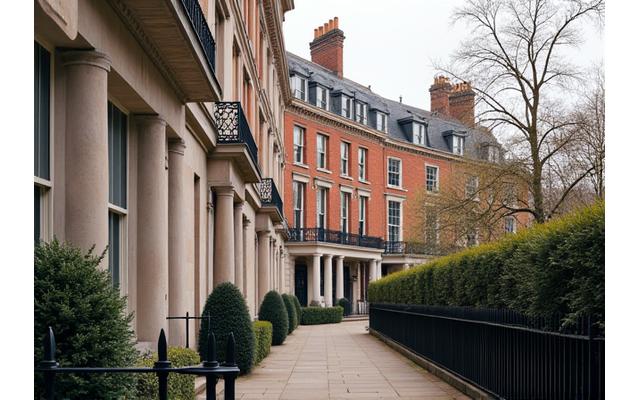 Exterior view of Macleod House's London office building at 7 Tudor Court, showing traditional architecture.